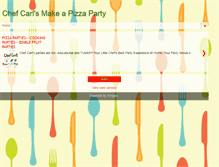 Tablet Screenshot of makeapizzaparty.com